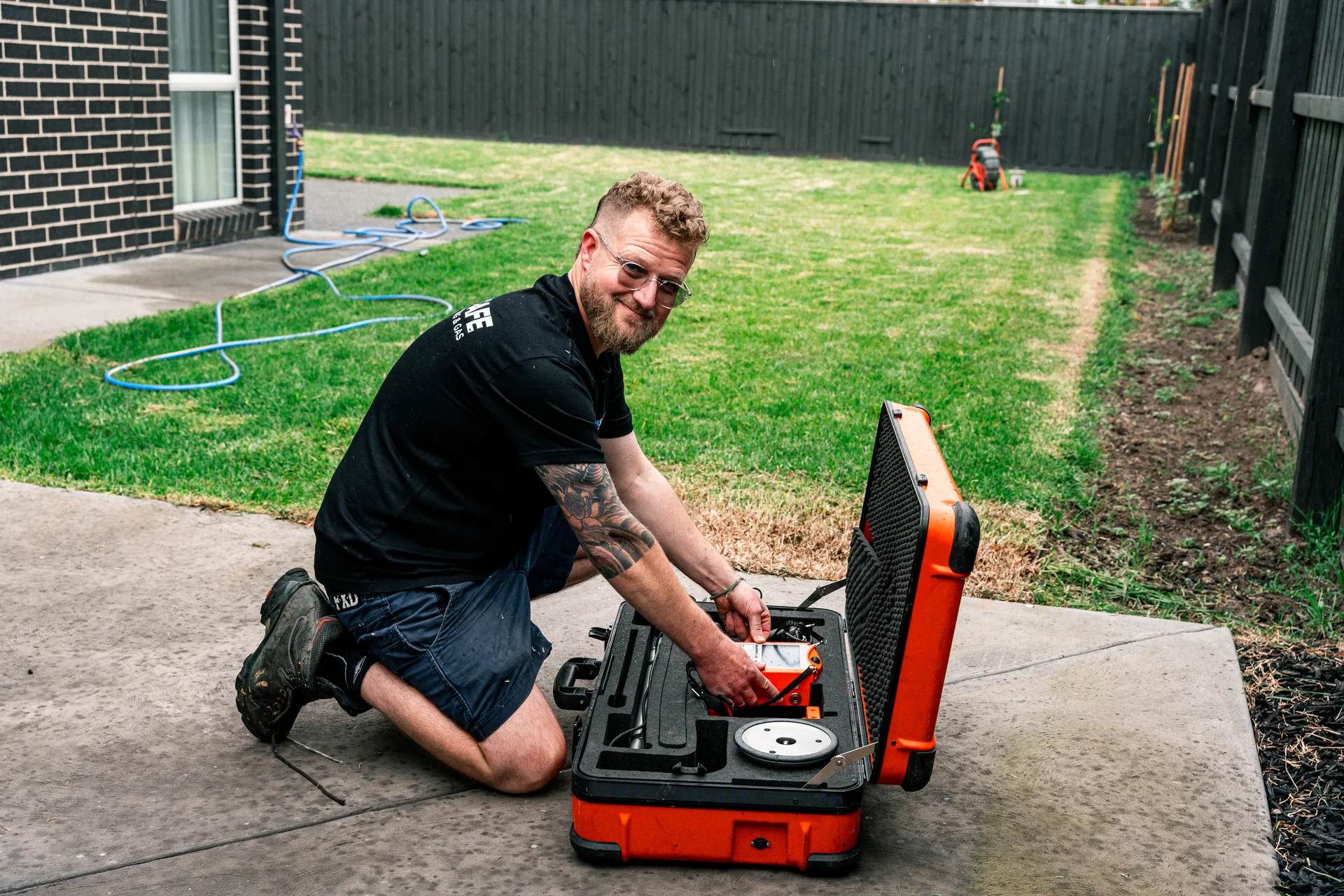 Gas meter and regulator safety inspection