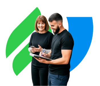 Melbourne couple getting an upfront gas quote from a Gas Experts technician